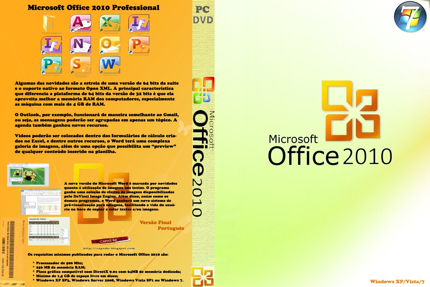 microsoft office professional 2010 disc